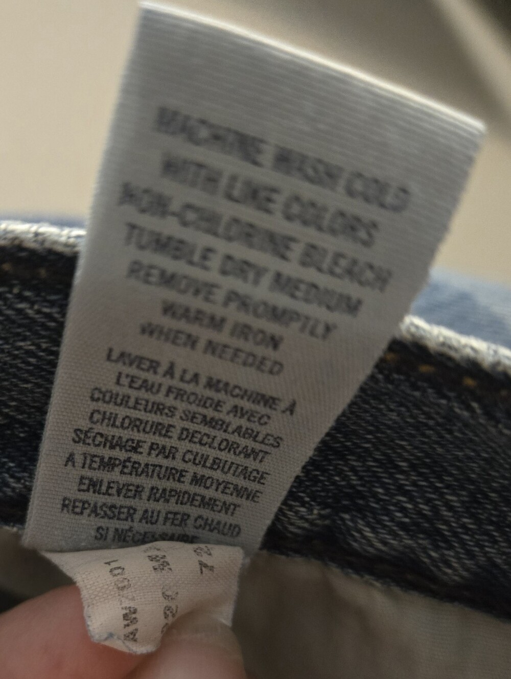 Vtg American Eagle Hipster Flare Denim Jeans Distressed Sz 12 100% Cotton Hippie - Picture 8 of 8
